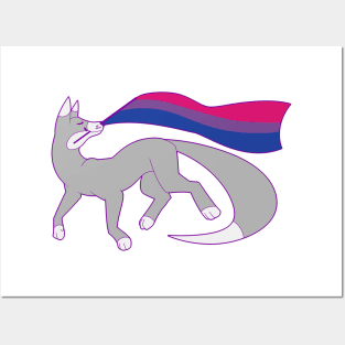 Bi Pride Fox Posters and Art